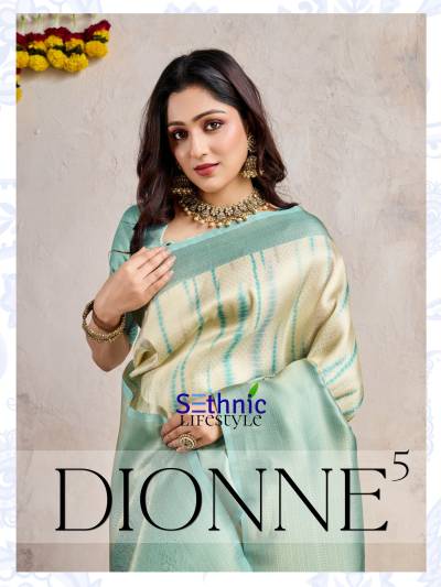 SETHNIC DIONNE VOL-05 22024 TO 22027 DESIGNER BANARASI SILK SAREE WHOLESALER IN SURAT